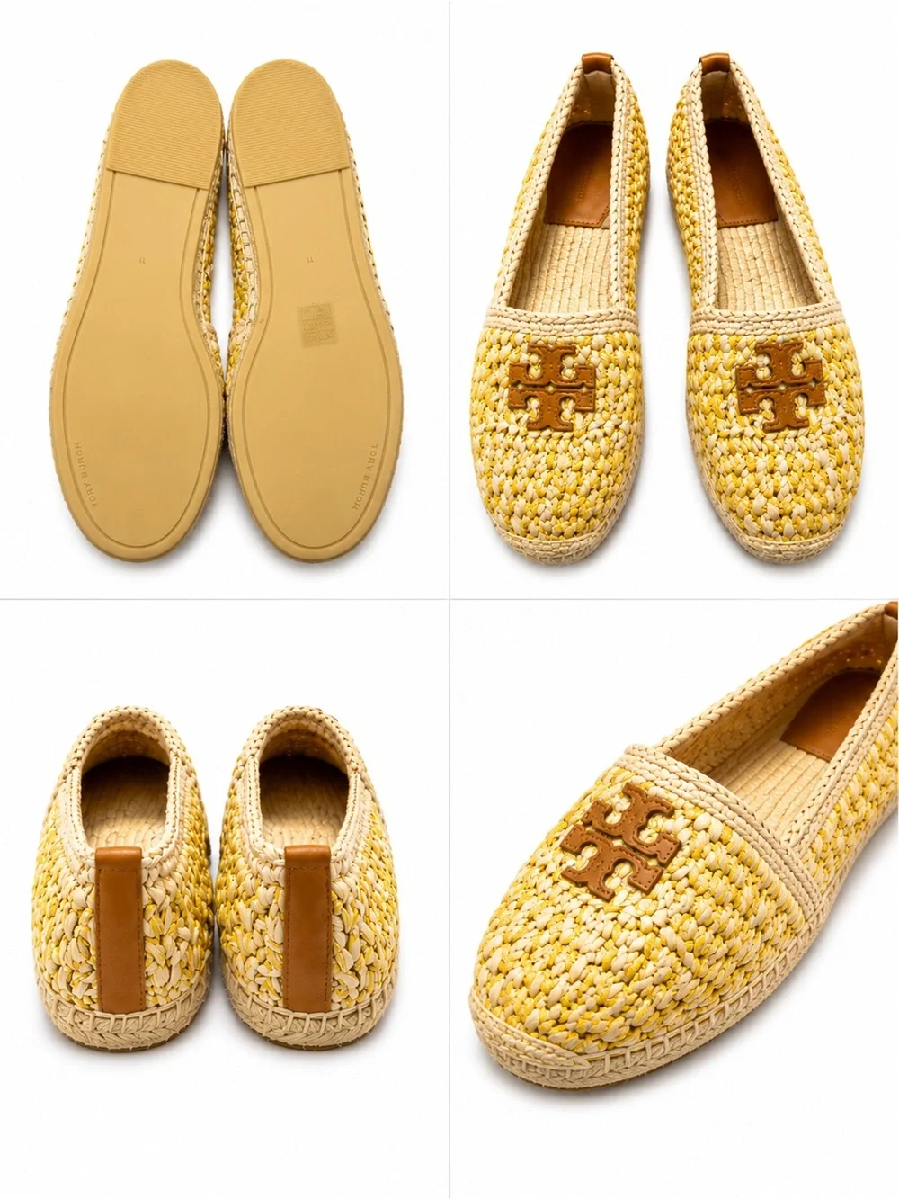 Tory Burch woven raffia
